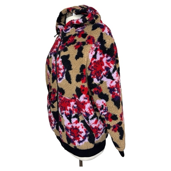 MSGM Oversized Multicolor Floral Teddy Jacket size 40 - Picture 4 of 12